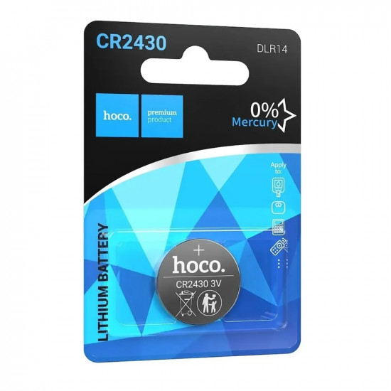 Buttoncell Lithium Hoco. DLR14 CR2430 Τεμ. 1 47075