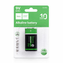 Μπαταρία Power Alkaline Hoco. DLR05 6LR61 size 9V Τεμ. 1 50492
