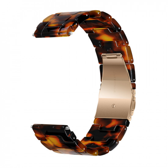 Watchband Hoco WH19 Elegant Series Πλαστικό Μπρασελέ για Samsung Huawei Xiaomi Vivo OPPO κα 20mm Universal Ταρταρούγα 50276