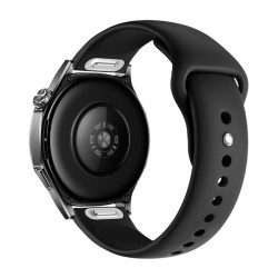 Watchband Hoco WH22 Silicon για Samsung Huawei Xiaomi Vivo OPPO κα 20mm Universal Μαύρο 50247