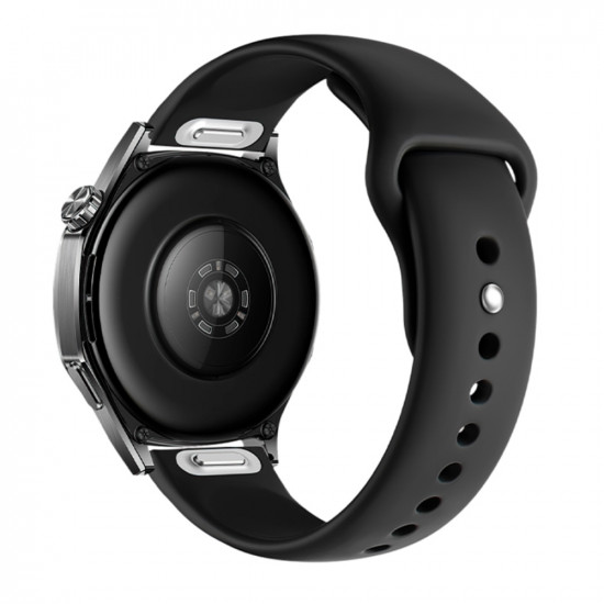 Watchband Hoco WH22 Silicon για Samsung Huawei Xiaomi Vivo OPPO κα 22mm Universal Black 50253