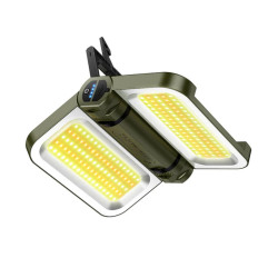 Φωτιστικό LED Εξωτερικού Χώρου Hoco. DL22 με Ηλιακό Συλλέκτη, Αναδιπλούμενο. 2400 Lumens, Ρυθμίσεις Φωτεινότητας και Θερμοκρασίας Φωτός 47811