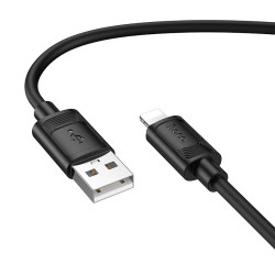 Καλώδιο Hoco X122 USB-A σε Lightning 2.4A Fast Charging Μαύρο 1m 49619