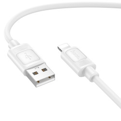 Καλώδιο Hoco X122 USB-A σε Lightning 2.4A Fast Charging Λευκό 1m 49620