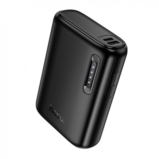 Power Bank Hoco J158 Runner 5000mAh 5V/2A με 1xUSB-A 1xUSB-C 1xMicro USB και LED Ένδειξη Μπαταρίας Μαύρο 50291