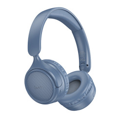 Wireless Ακουστικά Stereo Hoco W66 Wave v5.4 300mAh 32hr Χρήσης με Μικρόφωνο Μπλε 50327