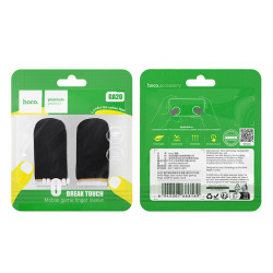 Hoco GA20 Magic Claw Carbon Fiber Gaming Finger Sleeves Black 50405