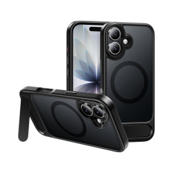 Θήκη Hoco Premium Vip Magsafe για Apple iPhone 17 με Ενσωματωμένο Stand Μαύρη 50540