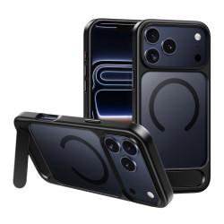 Θήκη Hoco Premium Vip Magsafe για Apple iPhone 17 Pro με Ενσωματωμένο Stand Μαύρη 50539