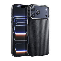 Θήκη Hoco Carbon Fiber Magsafe για Apple iPhone 17 Pro Μαύρη 50559