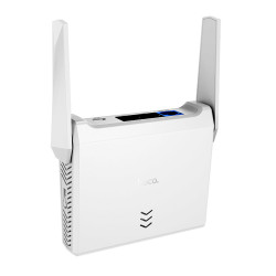 Wifi Router Mini Hoco HI36 Wifi4 300Mbps 2.4GHz 2x5dBi Λευκό 50399