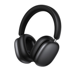 Wireless Ακουστικά Stereo Hoco W63 Triunfo ANC v5.4 500mAh με AUX Μαύρα 50392