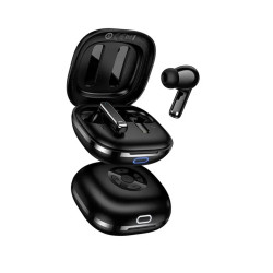 Wireless Hands Free Hoco EW204 Verso TWS v6 350mAh με 4 Ώρες Λειτουργίας και Κουμπιά για Έλεγχο Μουσικής στη Θήκη Φόρτισης Μαύρα 50617