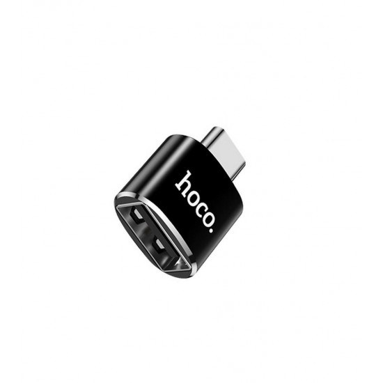 Αντάπτορας Hoco UA5 USB-C σε USB Μαύρο OTG 2.4A 23976