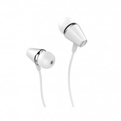 Hands Free Hoco M34 Earphones Stereo 3.5mm Λευκό με Μικρόφωνο και Πλήκτρο Λειτουργίας 24992