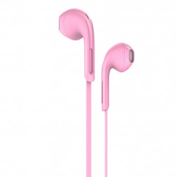 Hands Free Hoco M39 Rhyme Sound Earphones Stereo 3.5mm Ροζ με Μικρόφωνο και Πλήκτρο Λειτουργίας 25057