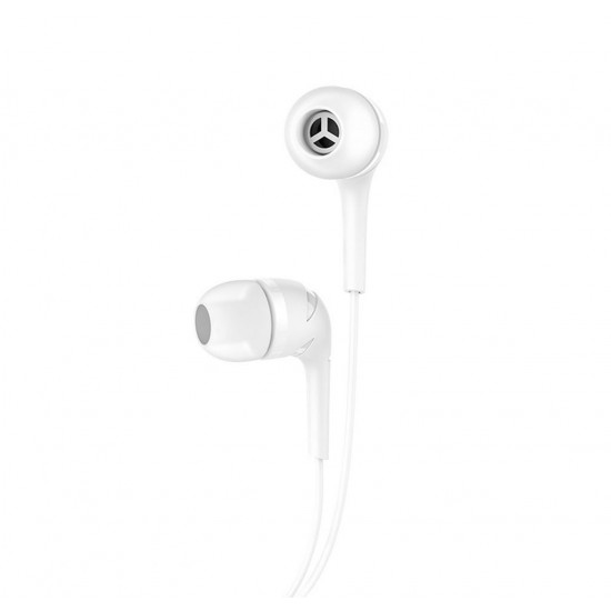 Hands Free Hoco M40 Prosody Earphones Stereo 3.5mm Λευκά με Μικρόφωνο και Πλήκτρο Λειτουργίας 24993