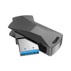 Flash Drive Hoco UD5 Wisdom 32GB USB 3.0 Metal High-speed Μαύρο 50380