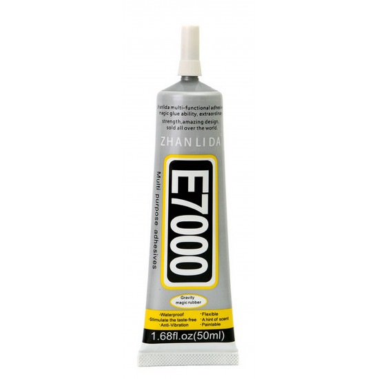Κόλλα για Μηχανισμούς Αφής E7000 (50 ml) Παχύρρευστη και Πολλαπλών Χρήσεων 20280