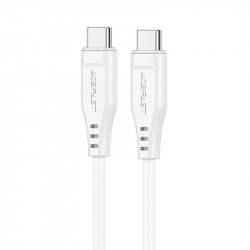 Καλώδιο Acefast C3-03 USB-C σε USB-C 3A 60W Braided Λευκό 1.2m 37392