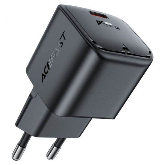 Φορτιστής Ταξιδίου Acefast A77 Fast Charging USB-C Mini PD30W GaN Μαύρο 45064