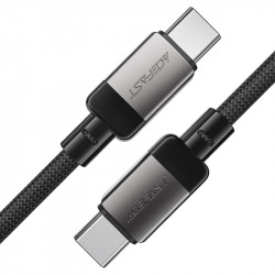 Καλώδιο Acefast C9-03  Μεταλλικό USB-C σε USB-C 60W 20V/3A Braided Μαύρο 1.2m. 45825