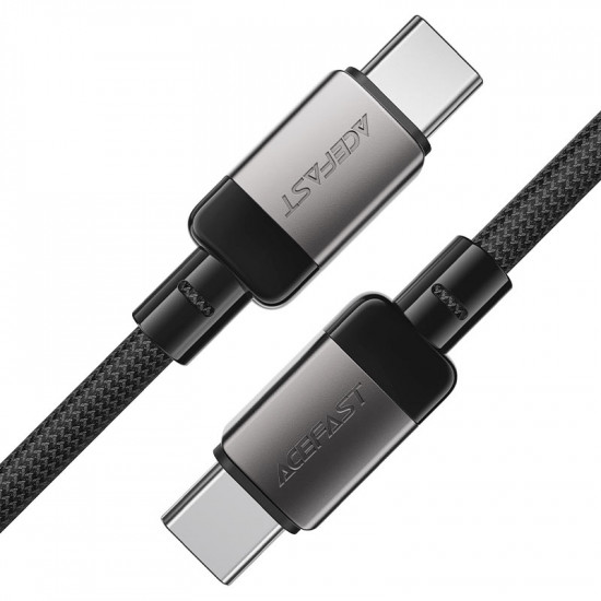 Καλώδιο Acefast C9-03  Μεταλλικό USB-C σε USB-C 60W 20V/3A Braided Μαύρο 1.2m. 45825
