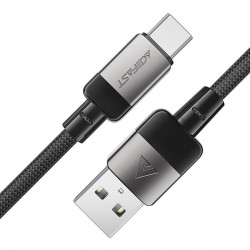 Καλώδιο Acefast C9-04 Μεταλλικό USB σε USB-C 3.0A Γρήγορη Φόρτιση Braided Μαύρο 1.2m 45824