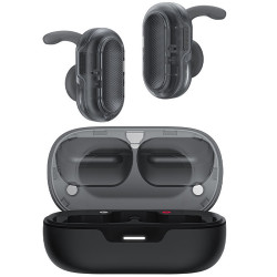 Wireless Earphones Hands Free Acefast FA003 TWS v5.3 550mAh 8hr Λειτουργίας 4-Mic ENC Τεχνολογία IPX4 και Ασύρματη Φόρτιση Μαύρα 47068