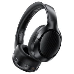 Wireless Ακουστικά Hi-Fi Stereo Acefast H5 30db ANC AUX 500mAh v5.4 Μαύρα με HD Μικρόφωνο Memory Foam Μαξιλαράκια και Θήκη 46968