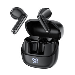 Wireless Earphones Hands Free Acefast W2 TWS v5.4 400mAh 8hr Λειτουργίας ANC και 4-Mic ENC Τεχνολογία IPX4 με LED Display Μαύρα 47767
