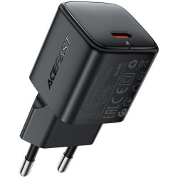 Φορτιστής Ταξιδίου Acefast A117 Mini Fast Charging USB-C PD20W 3A GaN Μαύρος 49568