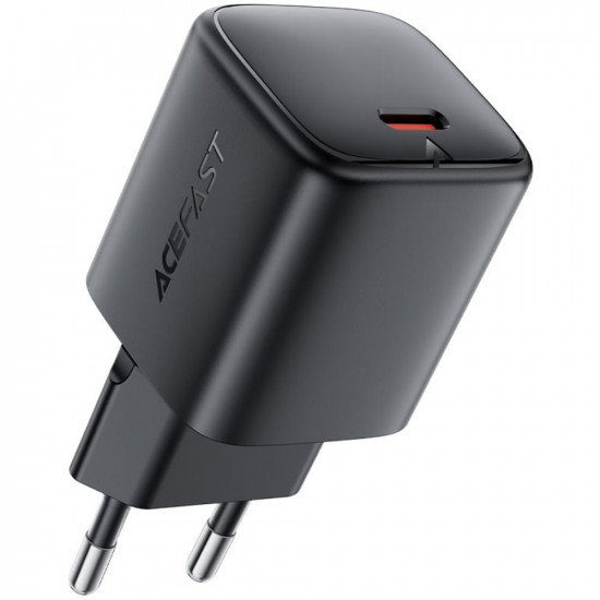 Φορτιστής Ταξιδίου Acefast A119 Mini Fast Charging USB-C PD45W 3A GaN Μαύρος 49573