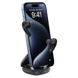 Wireless Hands Free Acefast W4 v5.4 350mAh TWS ENC AI-Μείωση Θορύβου IPX4 με Ultra-thin Θήκη Φόρτισης/Βάση Στήριξης Μαύρα 49377