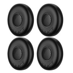 Σετ Acefast Tag S1 Anti-Lost Tracker Μόνο για iOS Συμβατό με Apple Find My Network με Προστατευτική Θήκη και Υποδοχή για Λουράκι Μαύρο Τεμ.4 49372