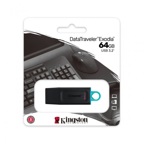 USB 3.2 Kingston Flash Drive Exodia 64GB DTX/64GB 45604