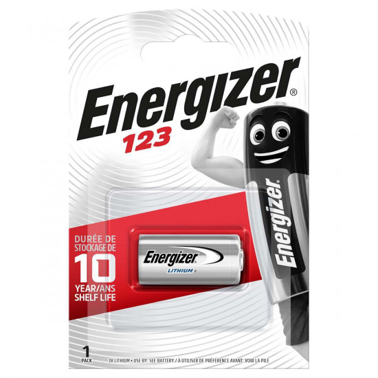 Μπαταρία Lithium Energizer CR123 3V Τεμ. 1 19379