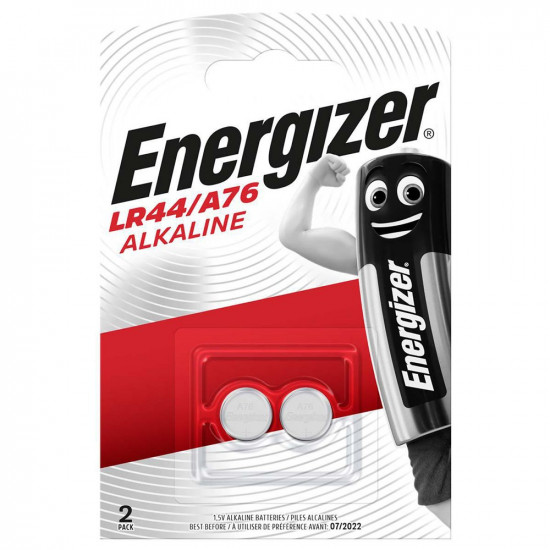 Buttoncell Energizer Alkaline LR44 A76 Τεμ. 2 29174