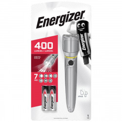 Φακός Energizer Vision HD Focus 400 Lumens με LED φακό και Μεταλλικό Σώμα Ασημί 27661