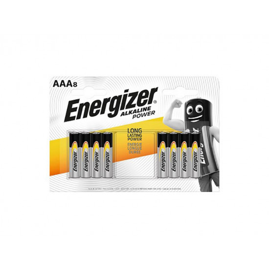 Μπαταρία Αλκαλική Energizer Alkaline Power LR03 size AAA 1.5V Τεμ. 8 23780