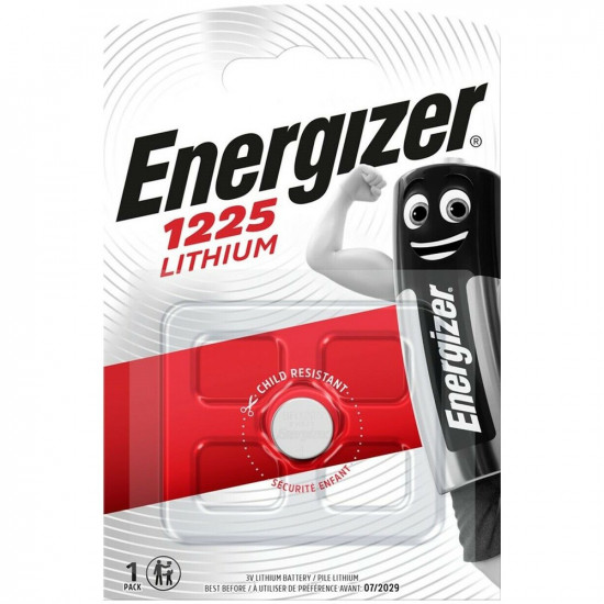 Buttoncell Energizer Lithium CR1225 3V Τεμ. 1 19383