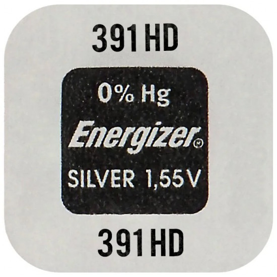 Buttoncell Energizer 391 SR1120W SR55 SR1120SW 1.55V Τεμ. 1 29774