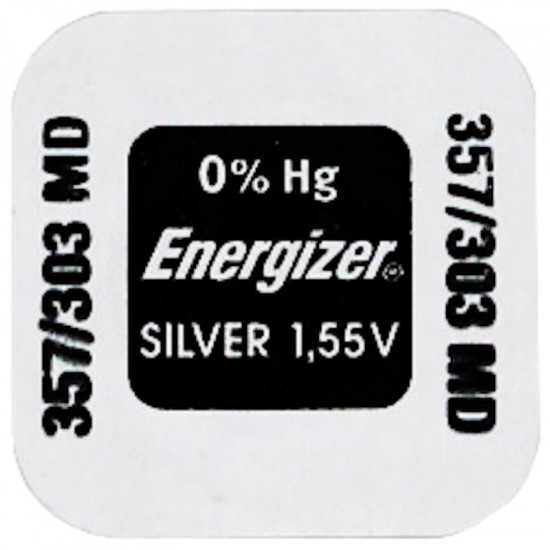 Buttoncell Energizer 357-303 SR1154SW Τεμ. 1 23459