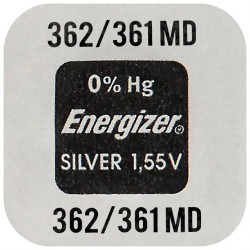 Buttoncell Energizer 362-361 SR721SW SR721W Τεμ. 1 20738