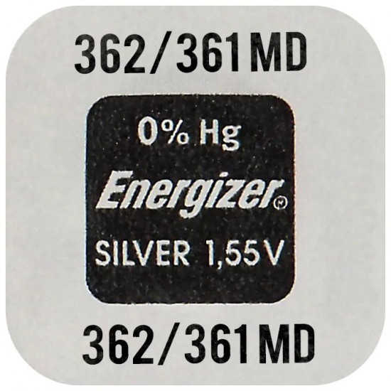Buttoncell Energizer 362-361 SR721SW SR721W Τεμ. 1 20738