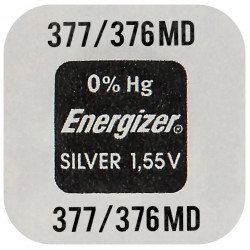 Buttoncell Energizer 377-376 SR626SW SR626W Τεμ. 1 16716