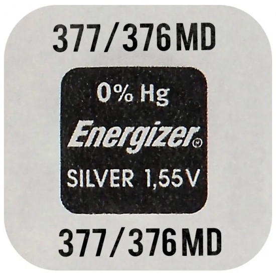 Buttoncell Energizer 377-376 SR626SW SR626W Τεμ. 1 16716