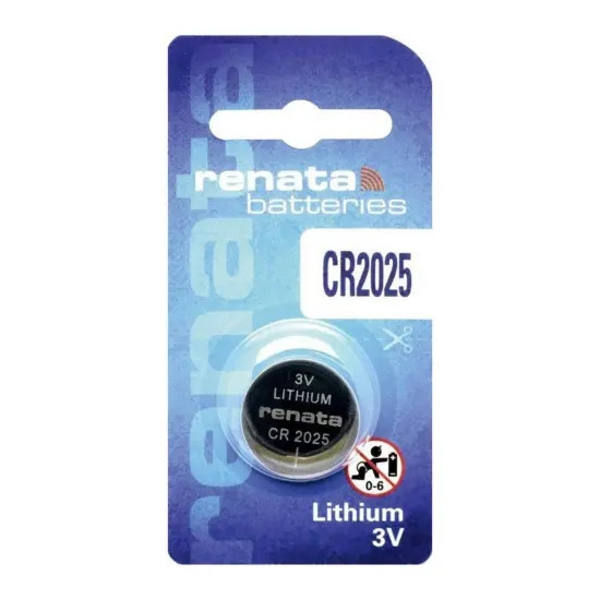 Buttoncell Lithium Electronics Renata CR2025 Τεμ. 1 46378