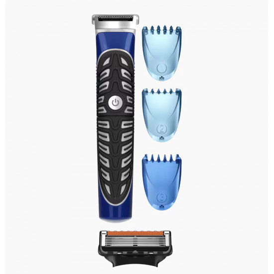 Styler 4 σε 1 Gillette για Τριμμάρισμα, Ξύρισμα, Styling και Σώμα με 3 Κεφαλές + Κεφαλή για Ξύρισμα Αδιάβροχο 46753