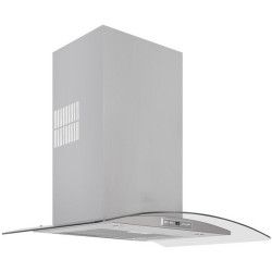 Απορροφητήρας Καμινάδα Τοίχου TEKA με Κρυστάλλινο Πτερύγιο 3+1 Ταχύτητες 637m3/h 90cm NC 980 Ασημί 40455332 44929